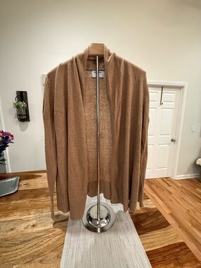 Old Navy Cozy Open-Front Cardigan: Camel, Large